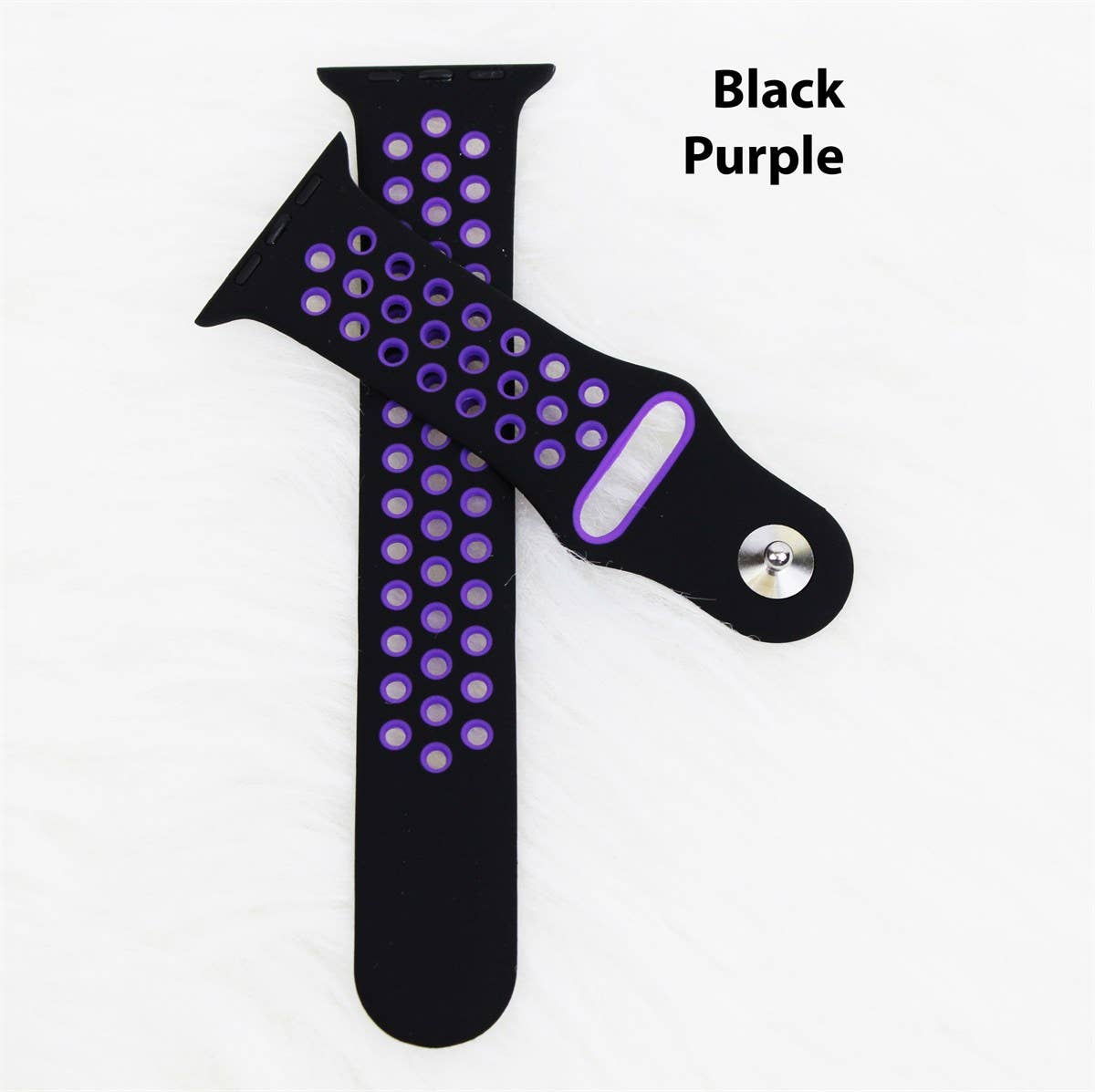 Breathable Sport Silicone Band for Apple Watch: 42/44/45mm / # 16 - Dark Mauve