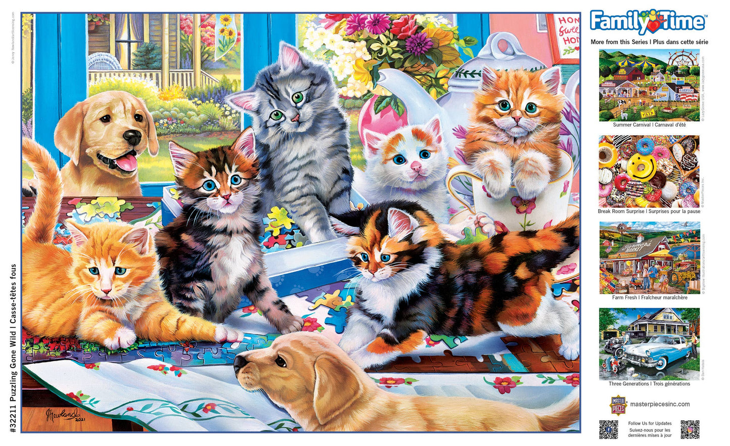 Family Time - Puzzling Gone Wild 400 Piece Puzzle