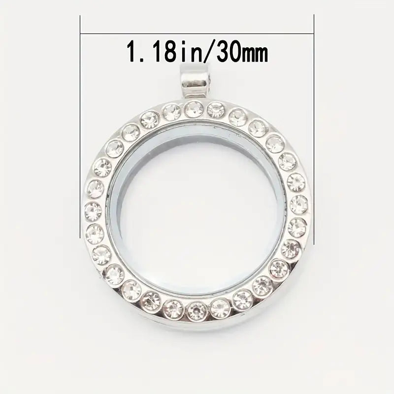 Floating Locket Memory Box: Black