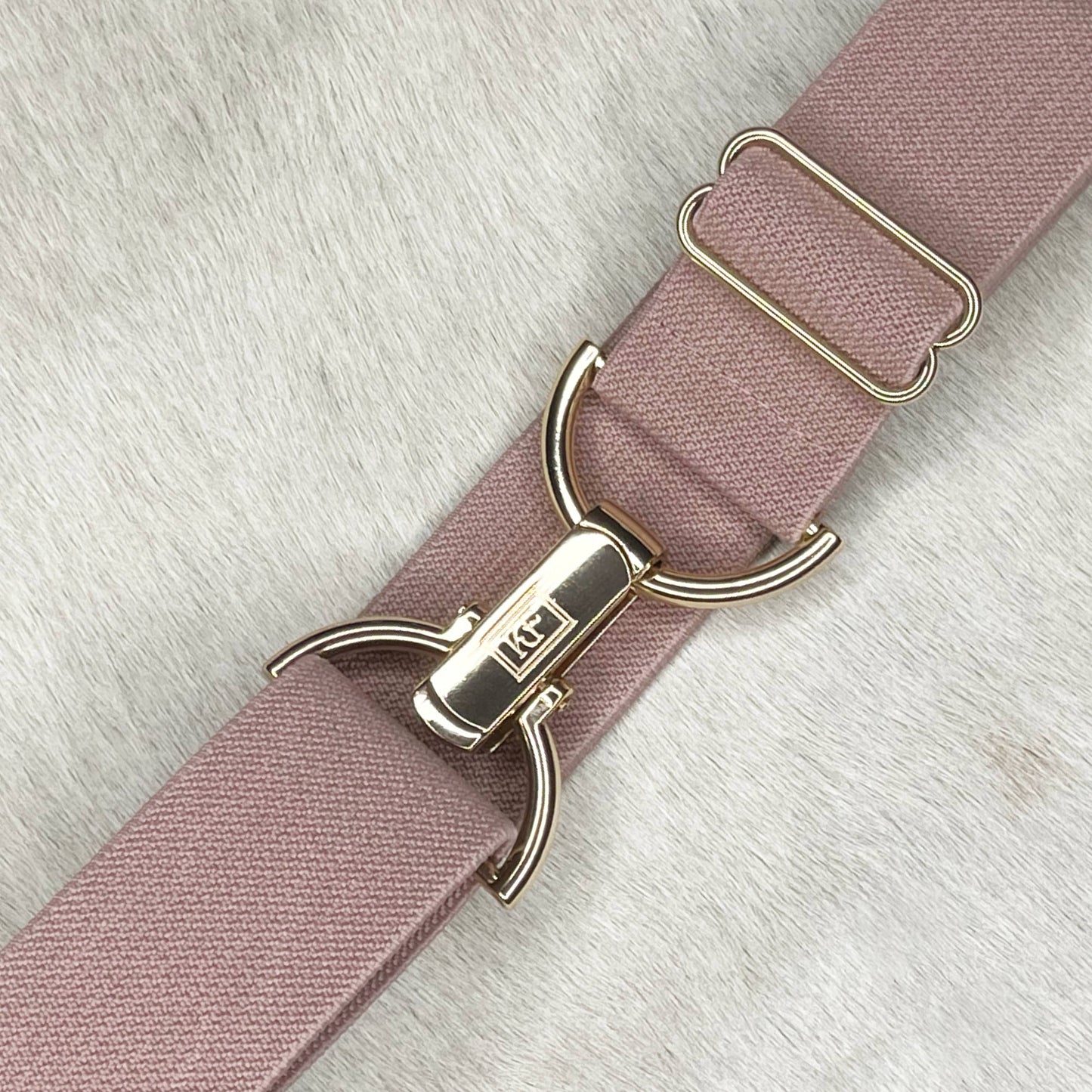 Dusty Rose Elastic - adjustable belt