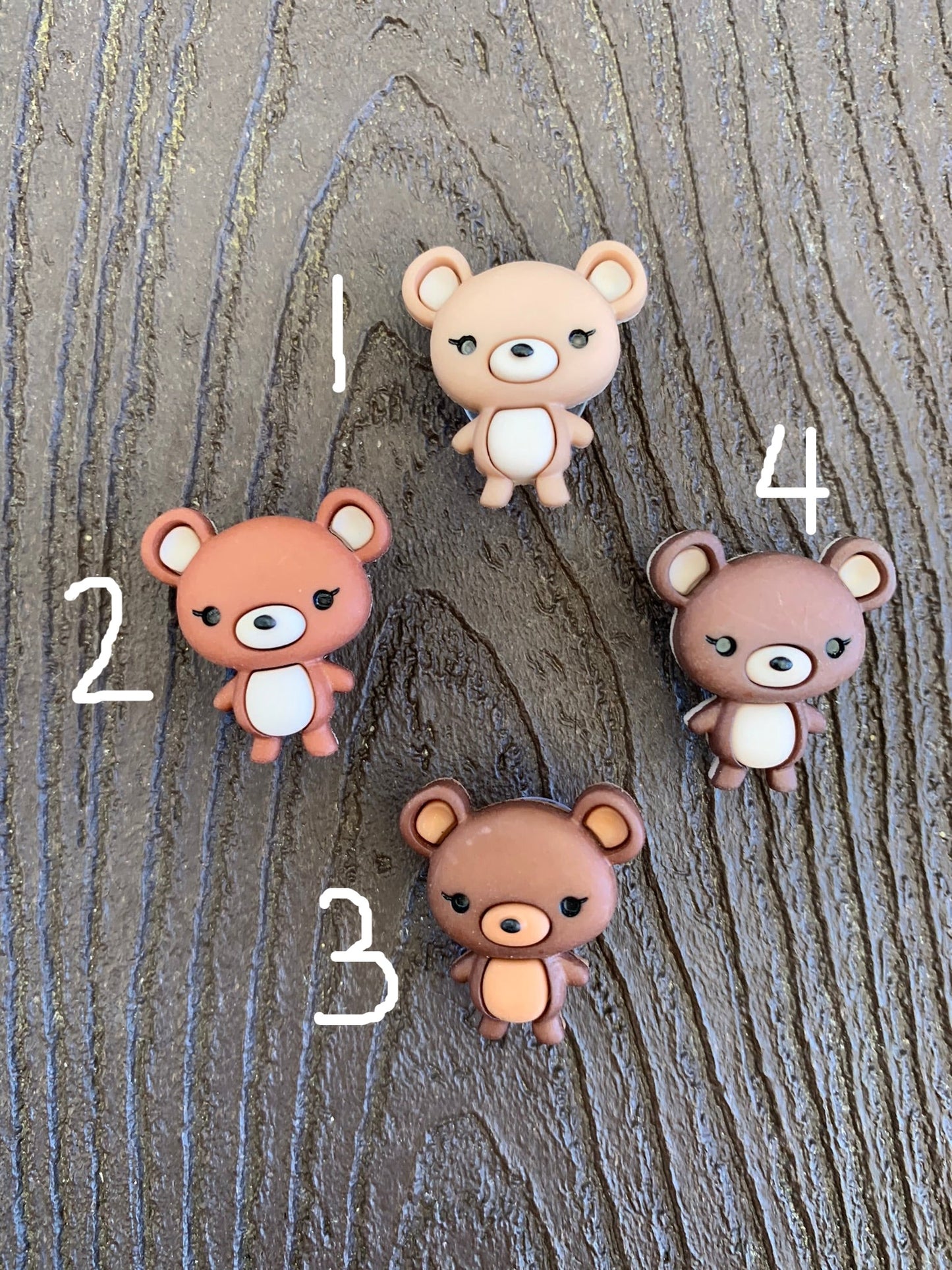 Teddy Bear Shoe Charm