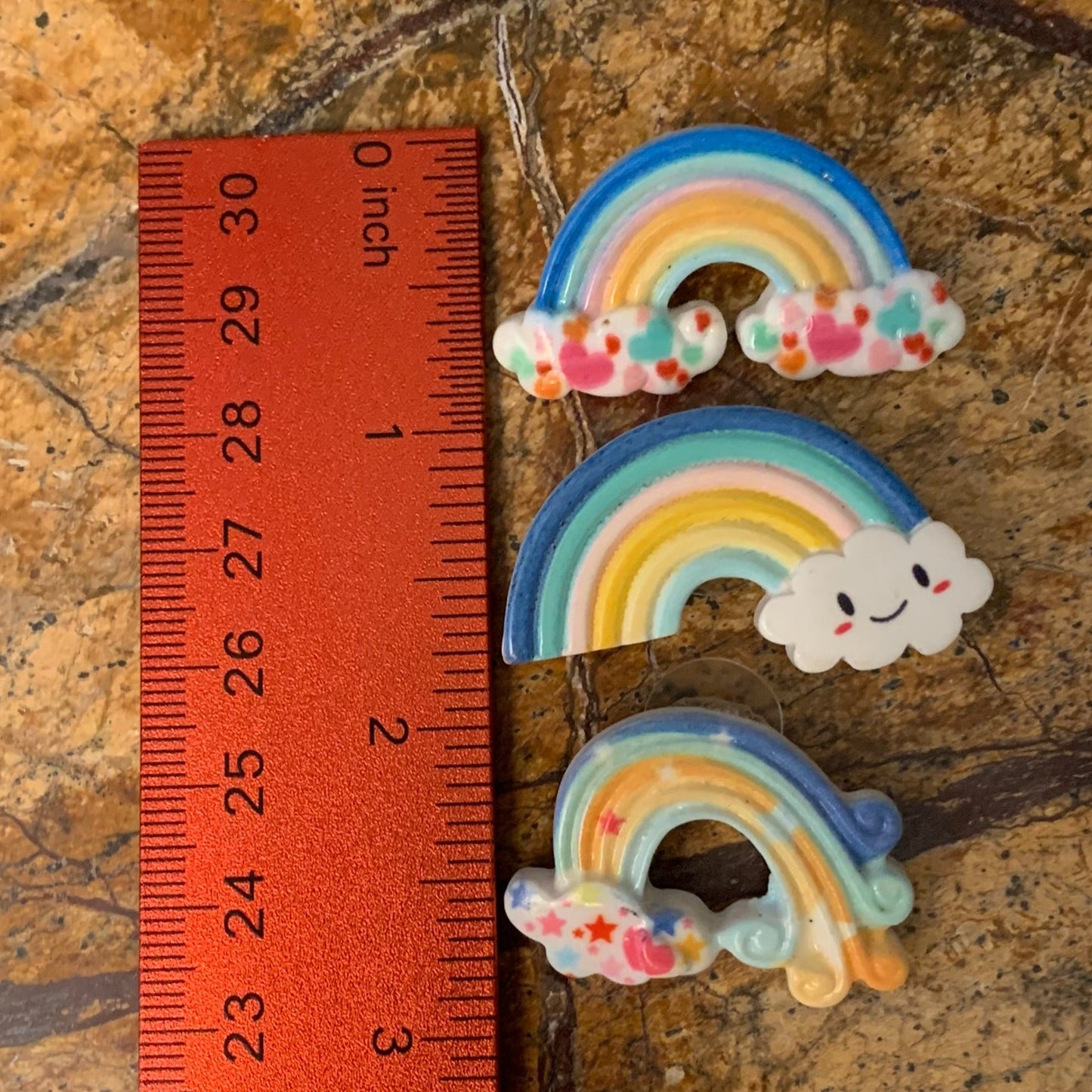 Rainbow Shoe Charms
