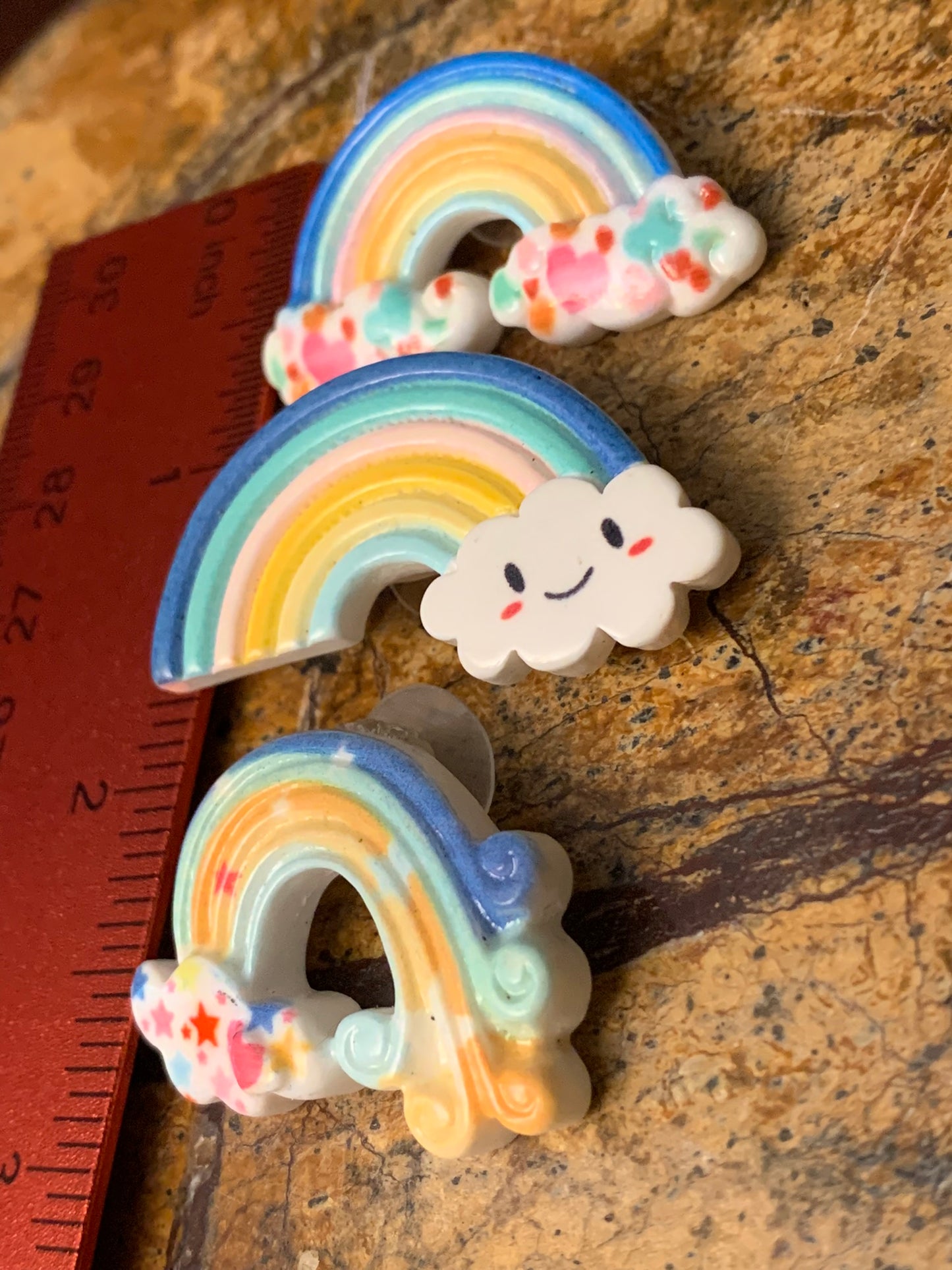 Rainbow Shoe Charms