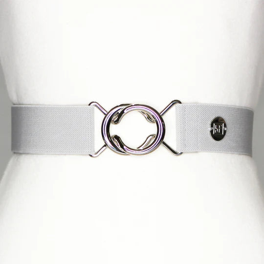 Light Gray Elastic Belt - 1.5"