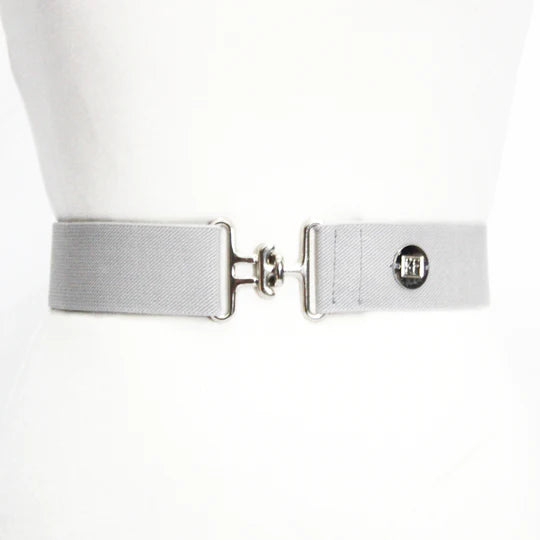 Light Gray Elastic Belt - 1.5"
