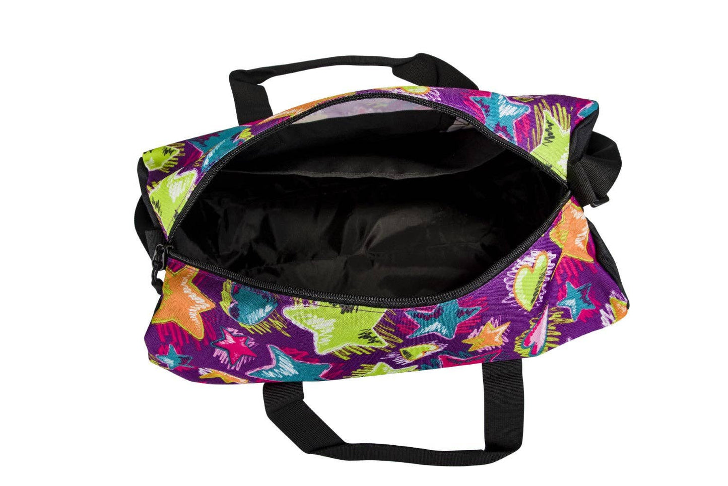 Galloping Horse Duffle Bag - Stars & Hearts: Turquoise
