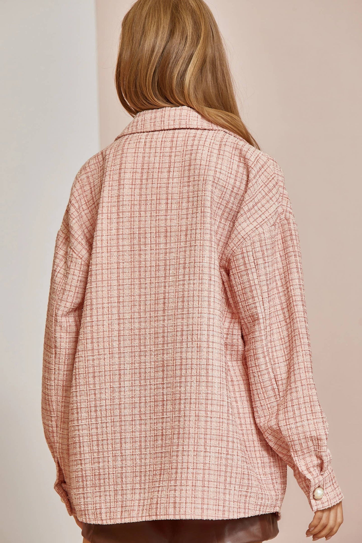 Pearl Button Tweed Jacket