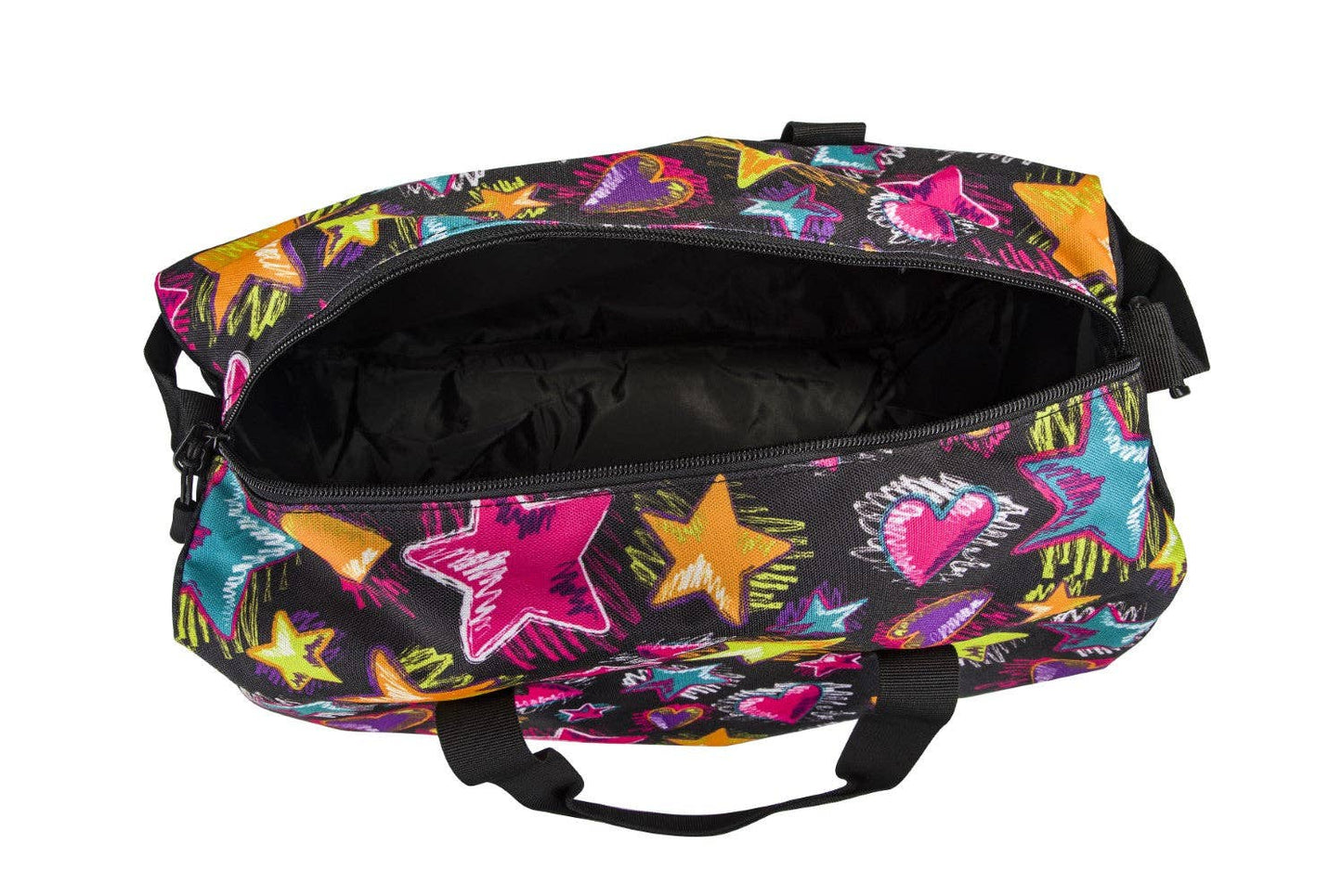 Galloping Horse Duffle Bag - Stars & Hearts: Turquoise
