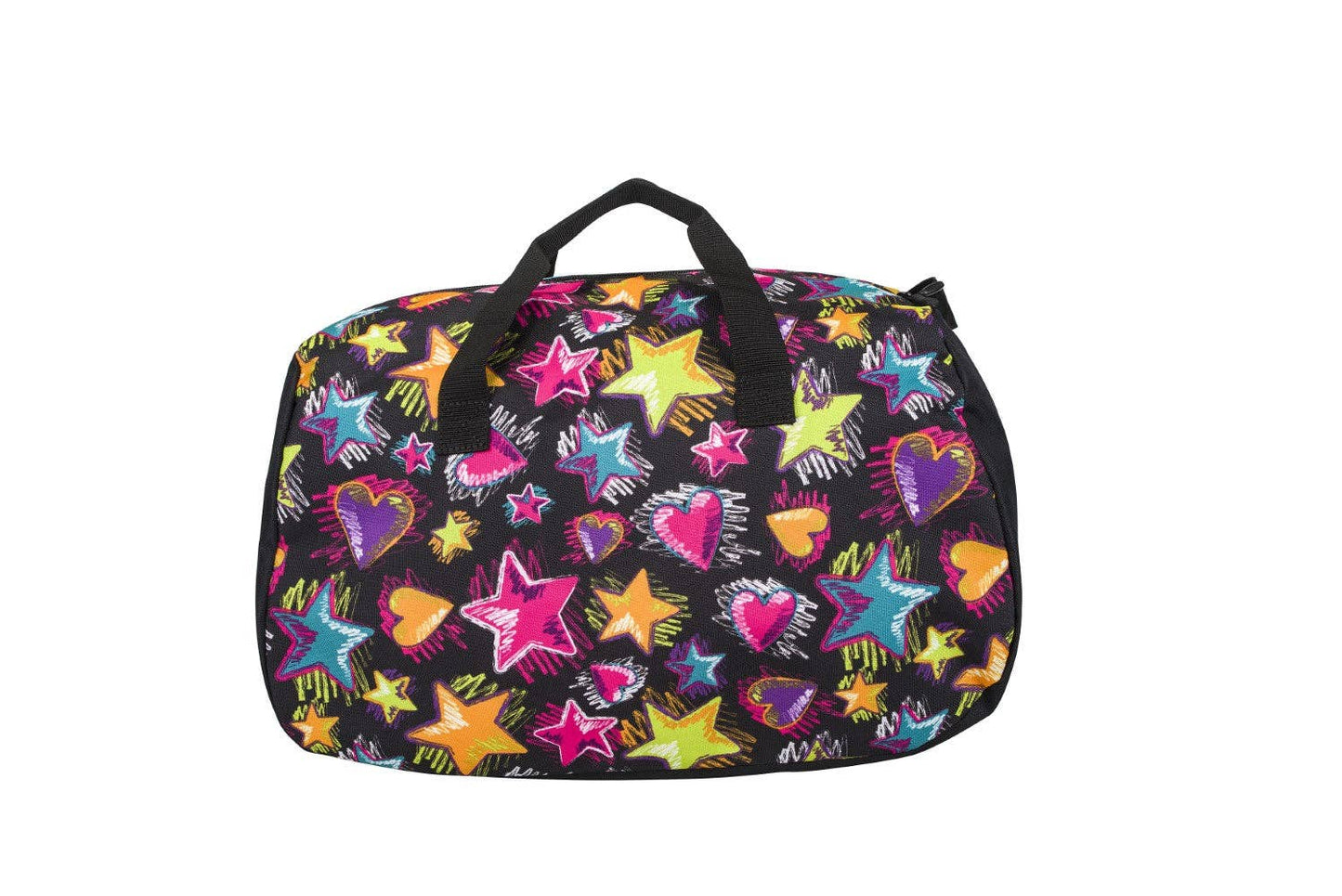 Galloping Horse Duffle Bag - Stars & Hearts: Turquoise