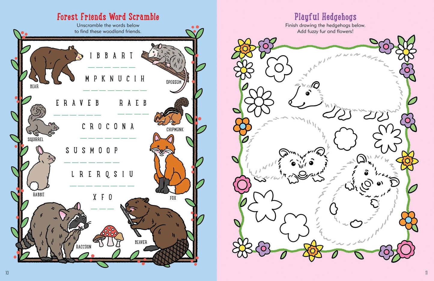 Furry Friends Activity Book
