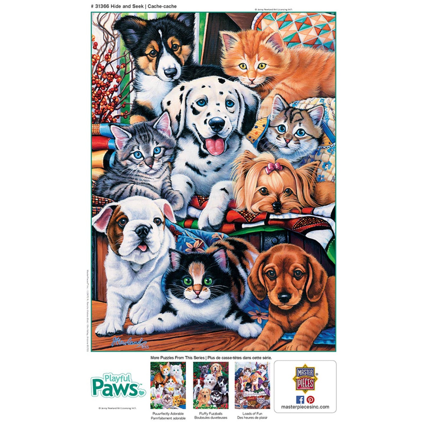 Playful Paws - Hide and Seek 300 Piece EZ Grip Puzzle