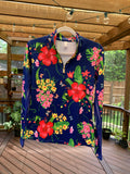 Tropical Garden Sunshirt - Navy
