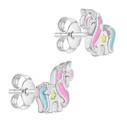 Unicorn Sterling Silver Earrings