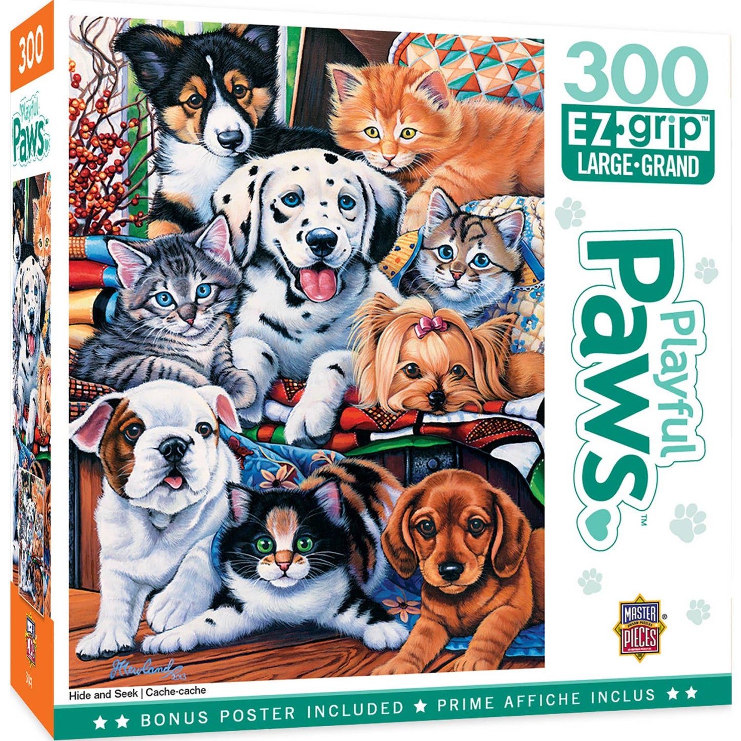 Playful Paws - Hide and Seek 300 Piece EZ Grip Puzzle