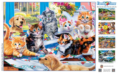 Family Time - Puzzling Gone Wild 400 Piece Puzzle
