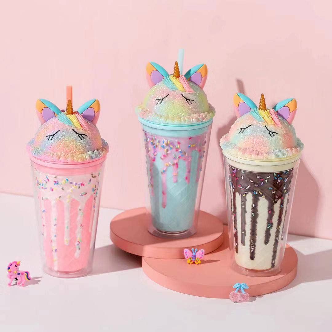 Mint Unicorn Scoop Cone Tumbler