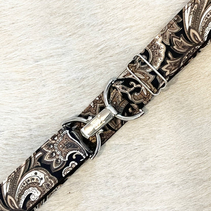 Paisley - Brown - adjustable belt