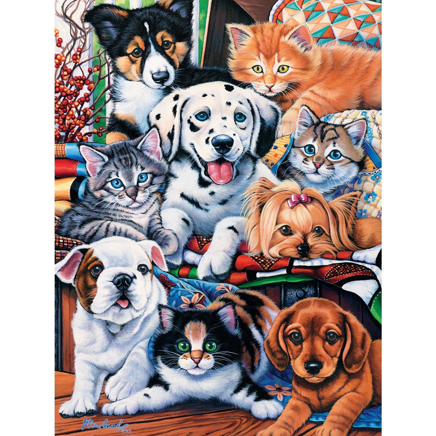 Playful Paws - Hide and Seek 300 Piece EZ Grip Puzzle