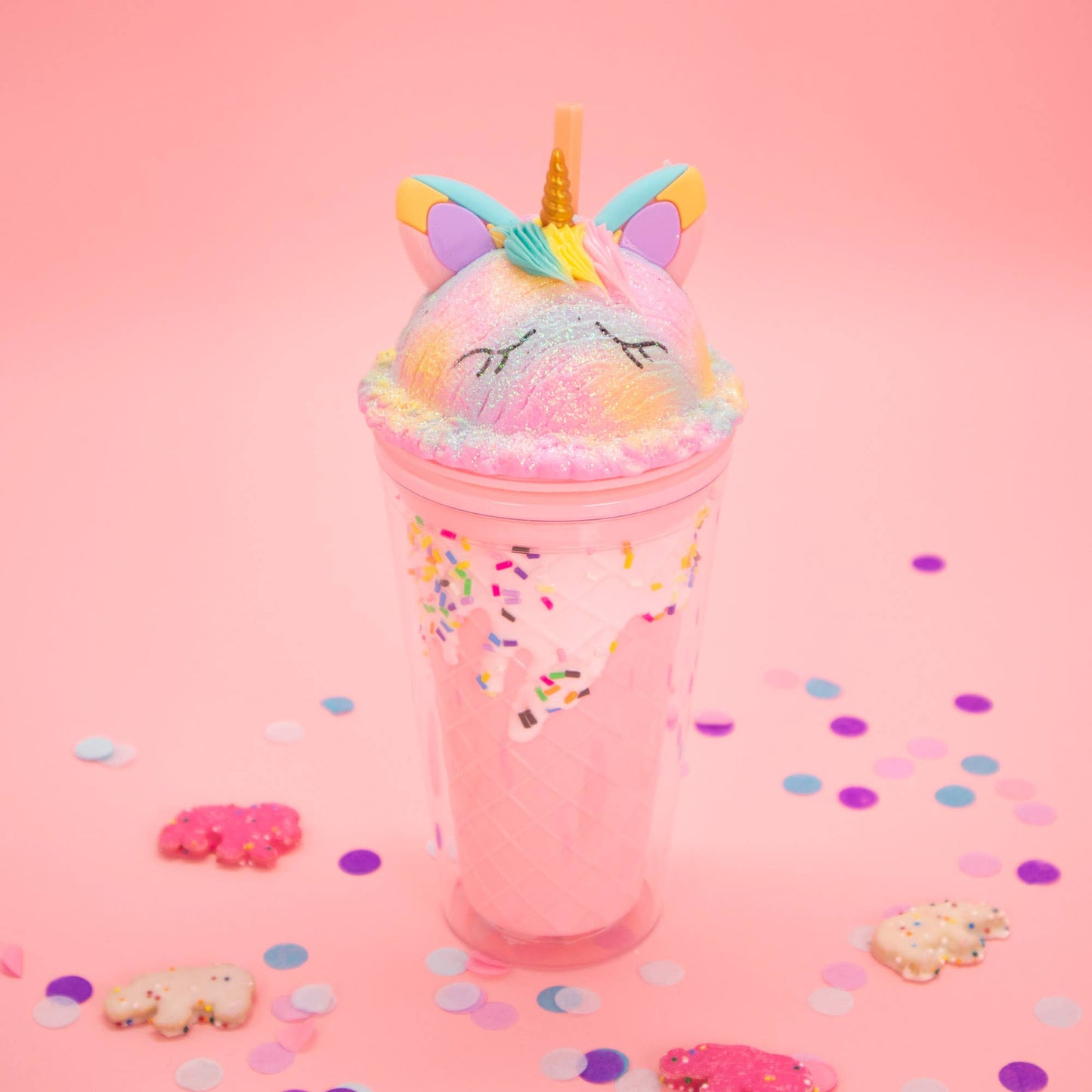 Mint Unicorn Scoop Cone Tumbler