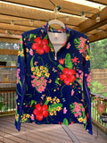 Tropical Garden Sunshirt - Navy