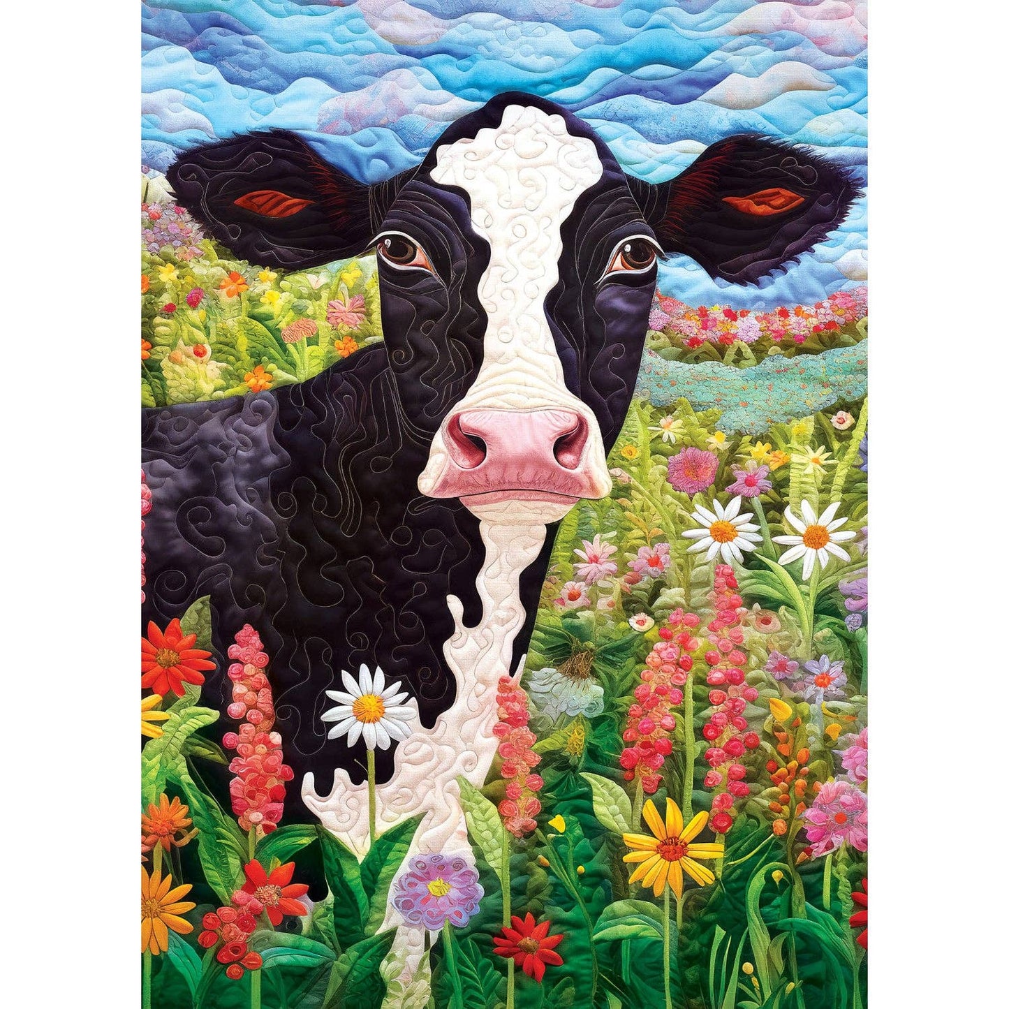 Quilted - Frolic in the Fields 1000 Piece Puzzle