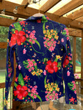 Tropical Garden Sunshirt - Navy