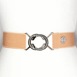 Dark Blush Solid Elastic Belt - 1.5"