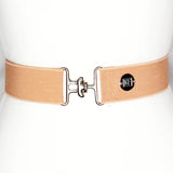 Dark Blush Solid Elastic Belt - 1.5"