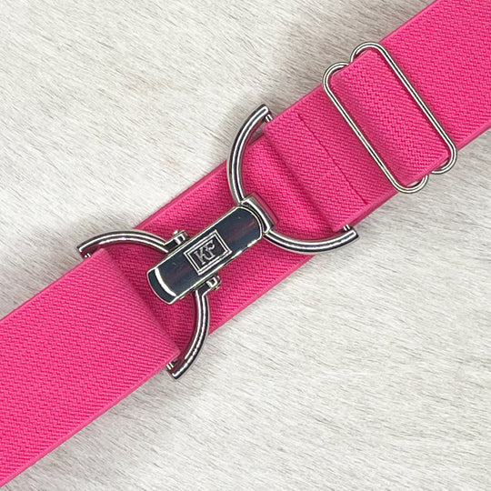 Fuchsia Elastic Belt - 1.5