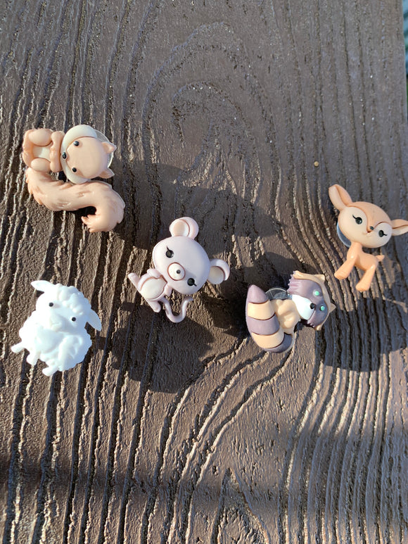 Woodland Animal Shoe Charm