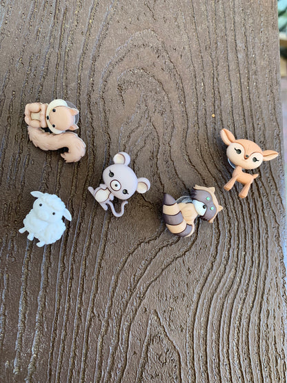 Woodland Animal Shoe Charm