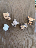 Woodland Animal Shoe Charm