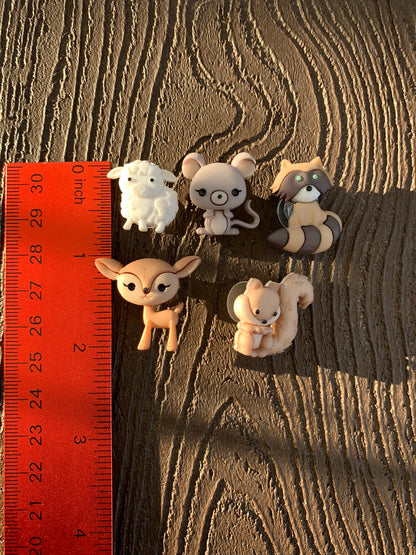 Woodland Animal Shoe Charm