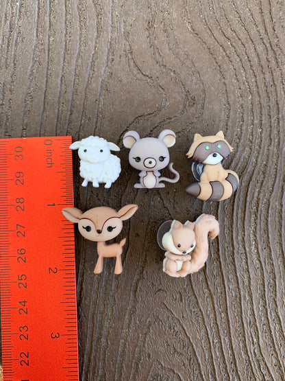 Woodland Animal Shoe Charm