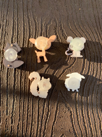 Woodland Animal Shoe Charm