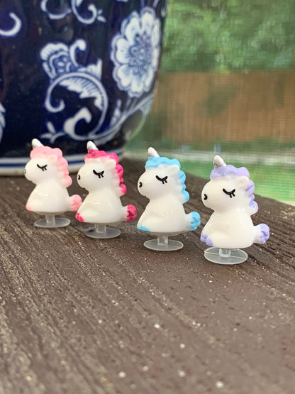 Sitting Unicorn Shoe Charm