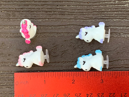 Sitting Unicorn Shoe Charm