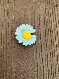 Blue Flower Shoe Charm