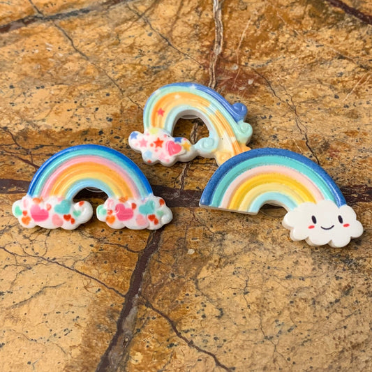 Rainbow Shoe Charms