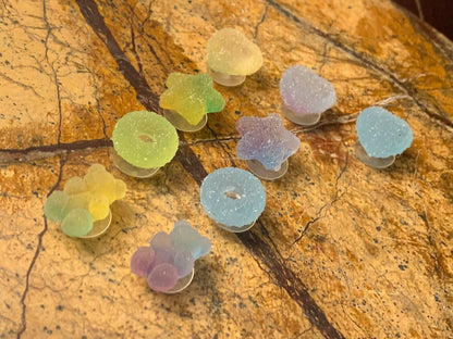 Frosted Gummy Candy Shoe Charm