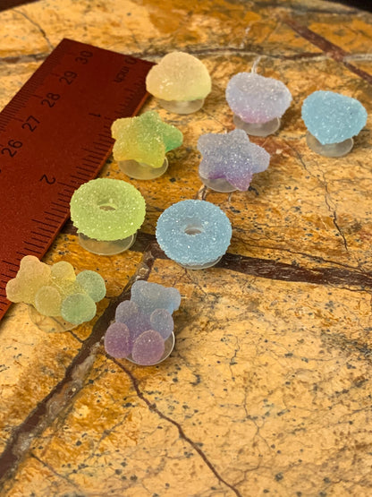 Frosted Gummy Candy Shoe Charm