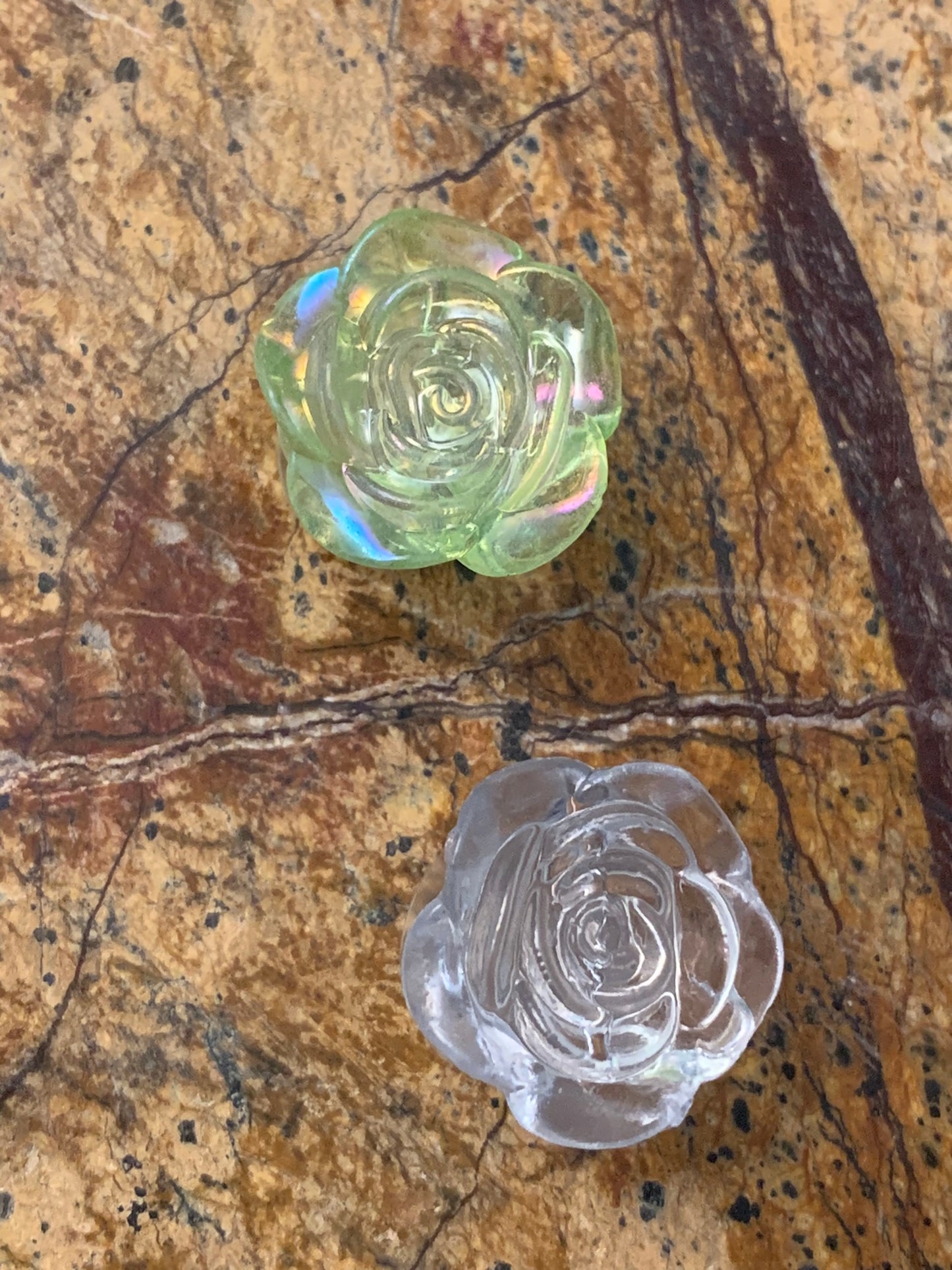 Acrylic Flower Shoe Charm