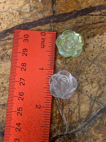Acrylic Flower Shoe Charm