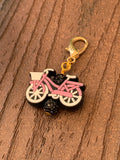 Pink Bicycle Charm