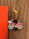 Pink Bicycle Charm