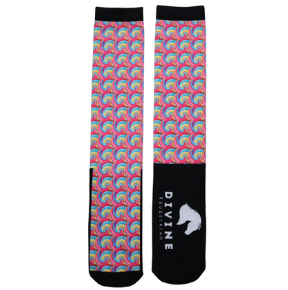 Divine Equestrian Tall Riding Socks