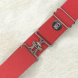 Red Solid Elastic Belt - 1.5"