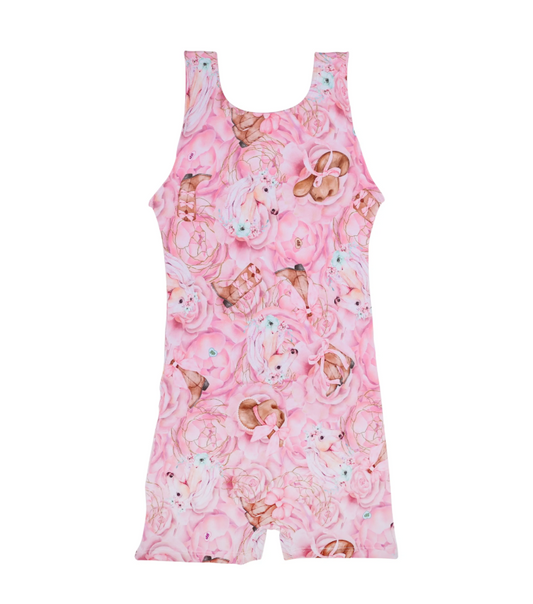 Western Bows, Boots, and Horses - Girls Play Suit