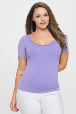 Ribbed Stonewash Reversible Tank - One Size (S,M,L)