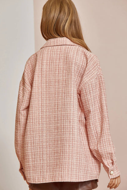 Pearl Button Tweed Jacket